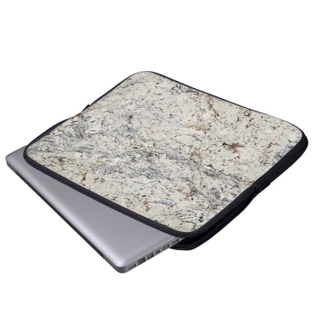 Marble Stone Pattern Laptop Sleeve (Front Bottom)