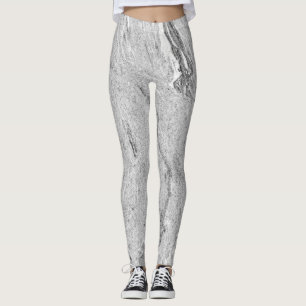 Marble Stone Pattern Leggings