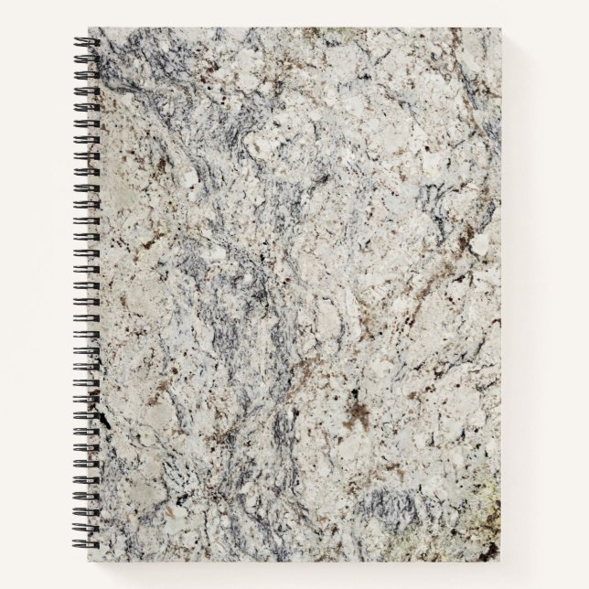 Marble Stone Pattern Spiral Notebook (Front)