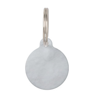 Marble Stone Round Pet Tag