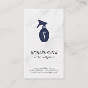 Marble Stone Salon Stylist Business Card