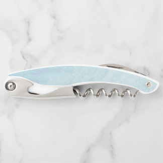 Marble Stone White Corkscrew Bottle Opener