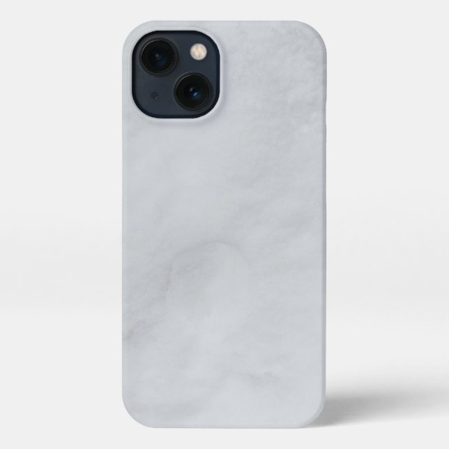 Marble Stone White iPhone 13 Case (Back)