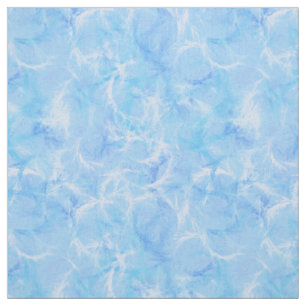 Marble swirl print - sky blue fabric