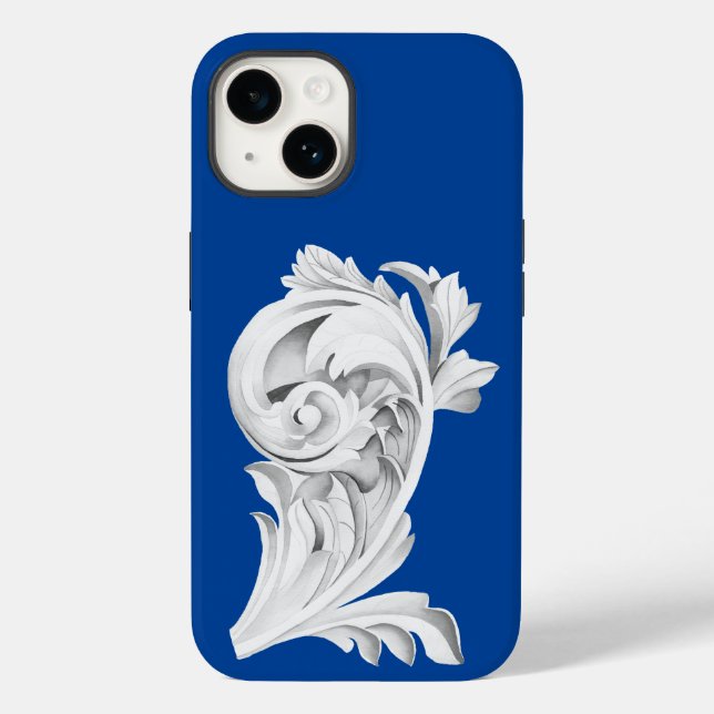 Marble Tendrils on a Phone Case (Back)