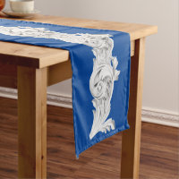 Marble Tendrils on a Table Runner