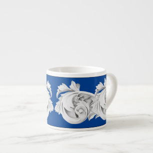 Marble Tendrils on an Espresso Mug