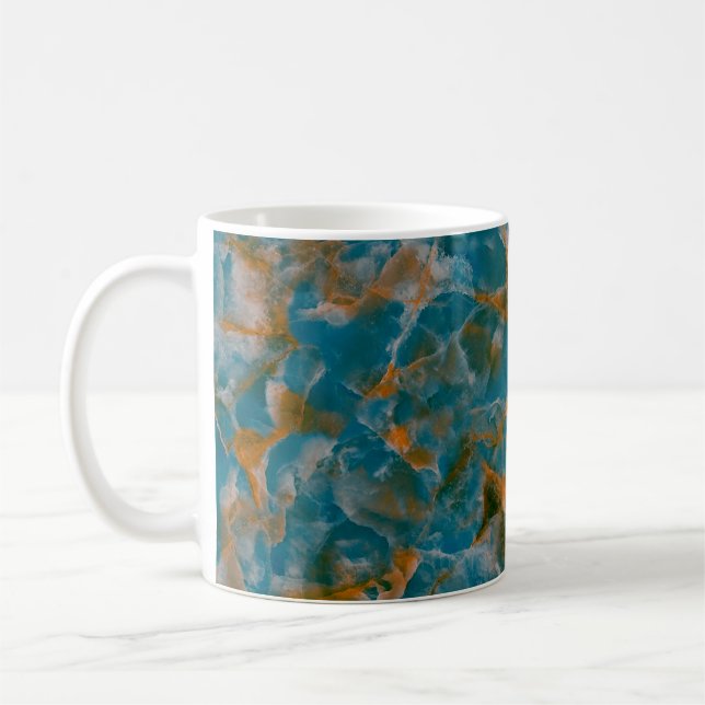 marble texture background, natural breccia marbel  coffee mug (Left)