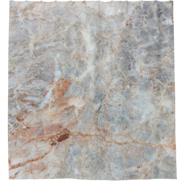 marble texture background pattern with high resolu shower curtain (Front)