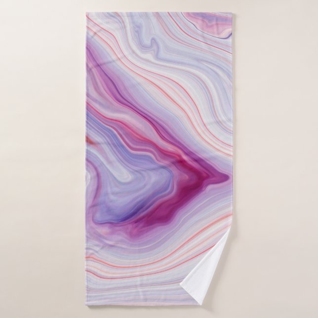 Marble texture background / white grey marble patt bath towel (Bath Towel)