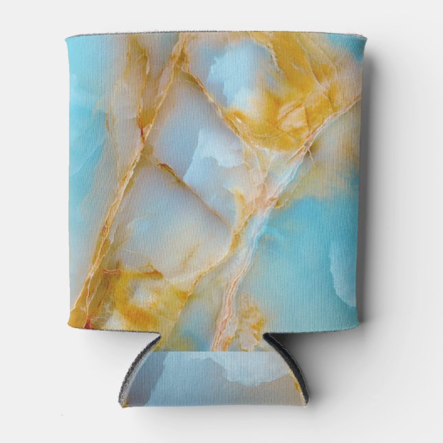 Marble texture, colourful onyx interior. can cooler (Front)