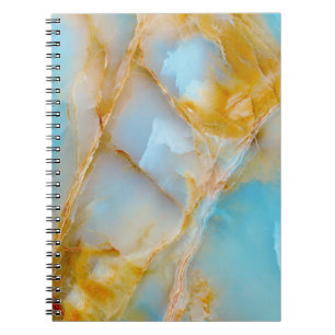 Marble texture, colourful onyx interior. notebook
