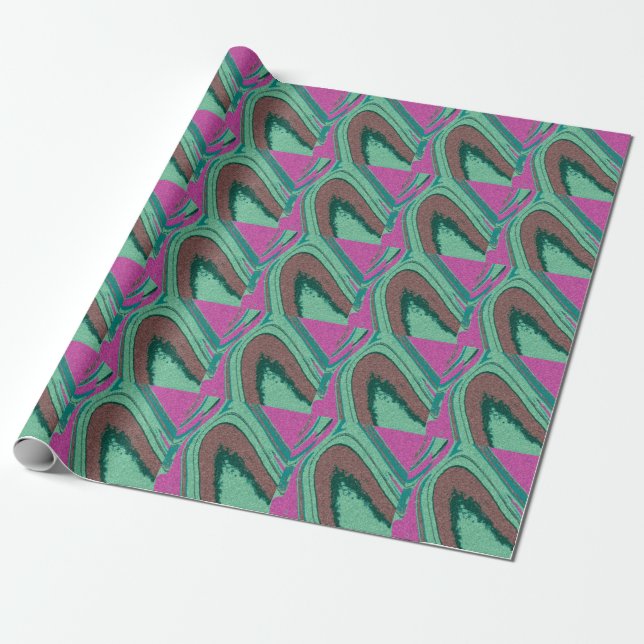 Marble Texture Colourful     Wrapping Paper (Unrolled)
