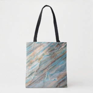 Marble texture: high-resolution print design tote bag