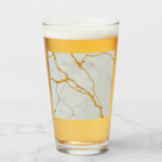 marble texture in a pristine white base with delic glass