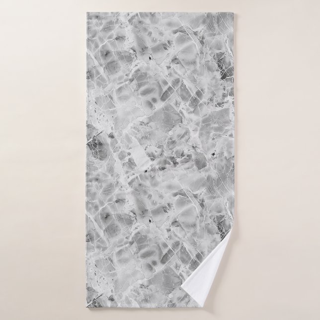 Marble Texture Opulent Marble Whirl Bath Towel (Bath Towel)