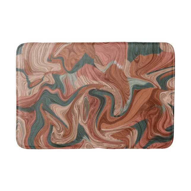Marble Texture Pattern     Bath Mat (Front)