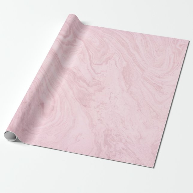 Marble texture pink lavender wrapping paper (Unrolled)