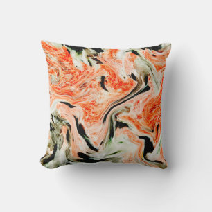 Marble texture white pattern cushion
