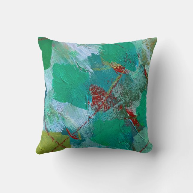 Marble Throw Pillow (Back)