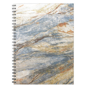 Marble tile spiral notebook