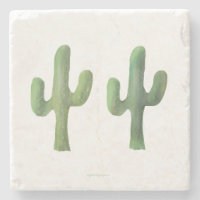 Marble Trivet | Cacti Set 