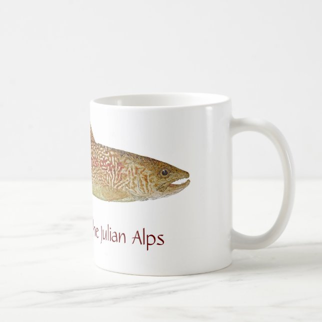 Marble Trout of the Julian Alps Mug (Right)