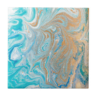 Marble turquoise gold silver, beautiful,elegant tile