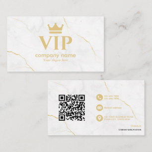 Marble VIP–Fully Customisable & Professional Business Card