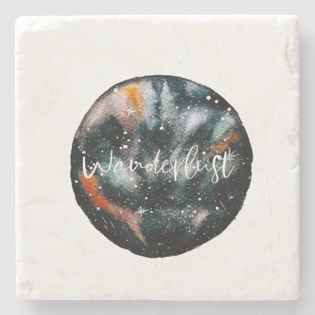 Marble Wanderlust Coasters (Front)