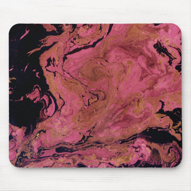 Marble , watercolor mouse pad (Front)