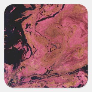 Marble , watercolor square sticker
