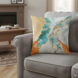Marble Watercolour Cushion