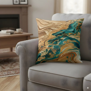 Marble Watercolour Cushion
