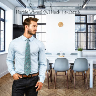 Marble Waves Tie