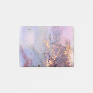 Marble with gold dusts post-it notes