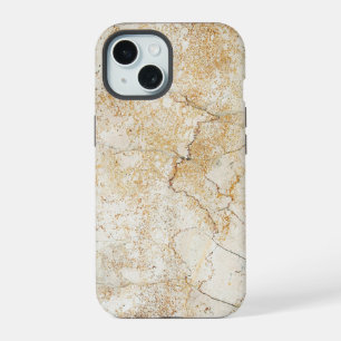 Marble With Golden Texture iPhone 15 Case