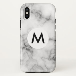 marble with monogram Case-Mate iPhone case