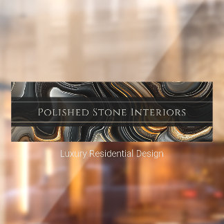 Marbled Black Agate 