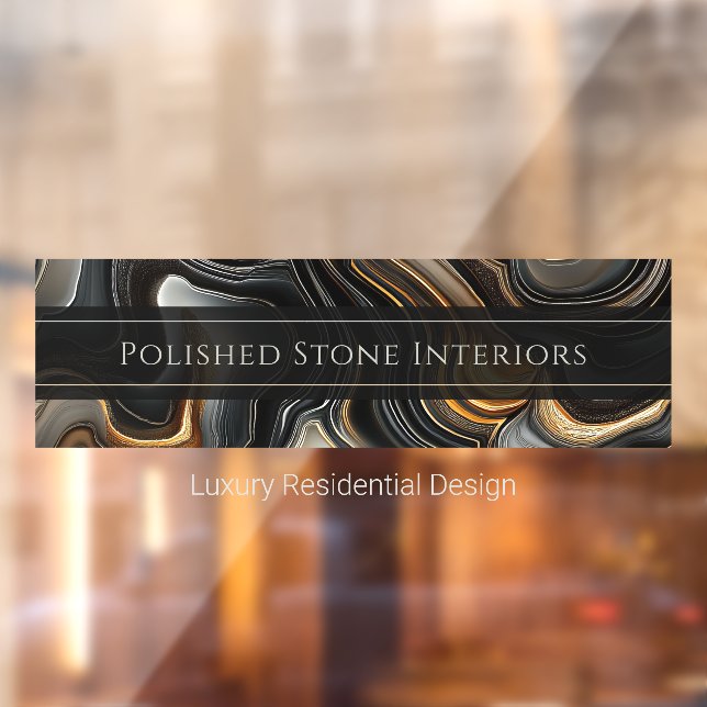 Marbled Black Agate  (Sheet 2)