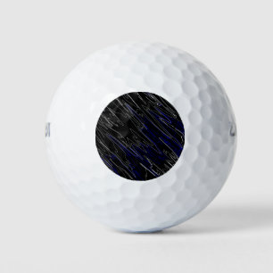 Marbled Black Blue Golf Balls