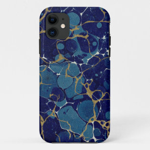 Marbled Blue Apple iPhone 11  Case-Mate iPhone Case