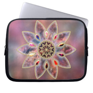 Marbled Galaxies Laptop Sleeve