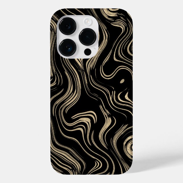 Marbled Gold Phone Case (Back)