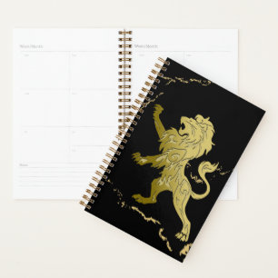 Marbled Golden Royal Lion Planner