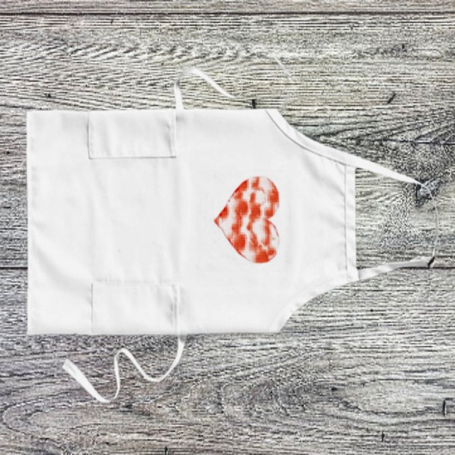 Marbled Heart Long Apron (The chef with the biggest heart!)