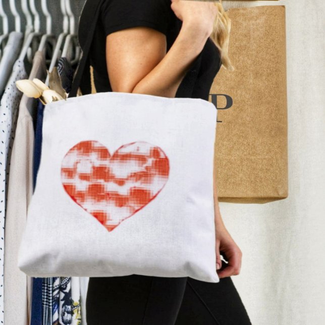 Marbled Heart Tote Bag (This Marbled Heart Tote Bag, just might be one of your Favorite totes!)