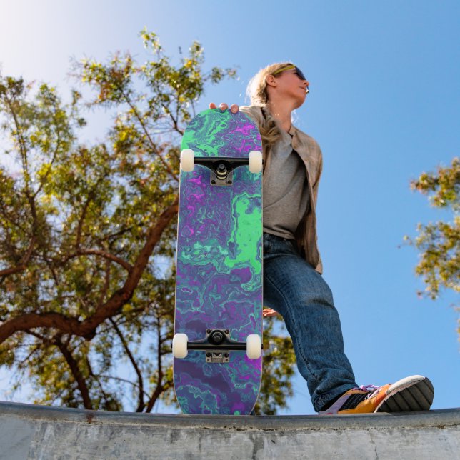Marbled Neon Skateboard (Outdoor 1)