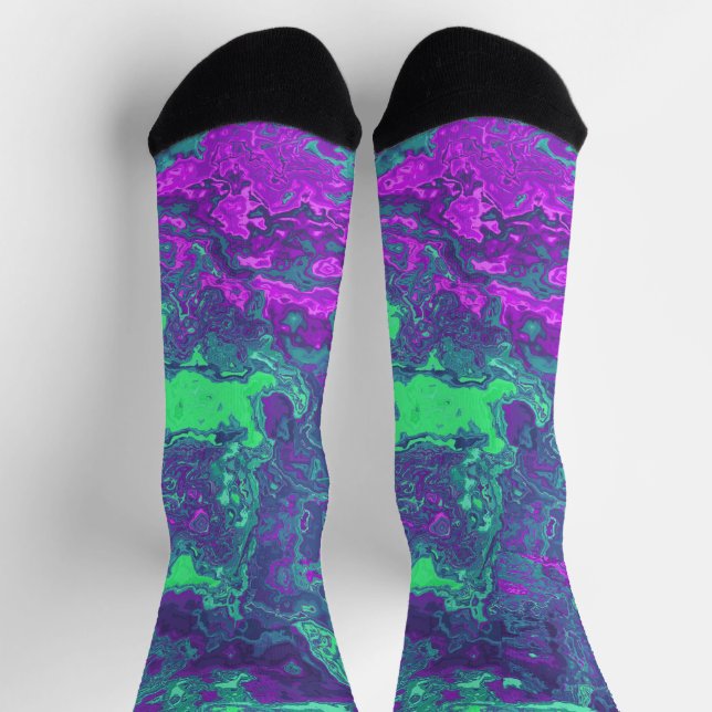 Marbled Neon Socks (Top)