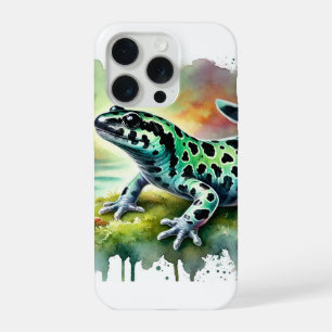 Marbled Newt 061024AREF109 - Watercolor iPhone 15 Pro Case